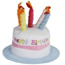 Happy Birthday Hut mit Kerzen