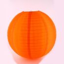 Nylon Lampion orange. D 40cm. 1 Stück