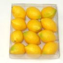 Mini Zitronen, Kunstobst, 12 Stück