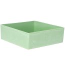 Tablett mit hohen Rand, Hellgrün marmoriert