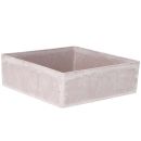 Tablett mit hohen Rand, Farbe Sand marmoriert