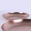 Teller Schale Metall gehämmert. D 33cm. 1 Stück