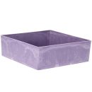 Tablett mit Rand, quadratisch, Farbe Violett marmoriert